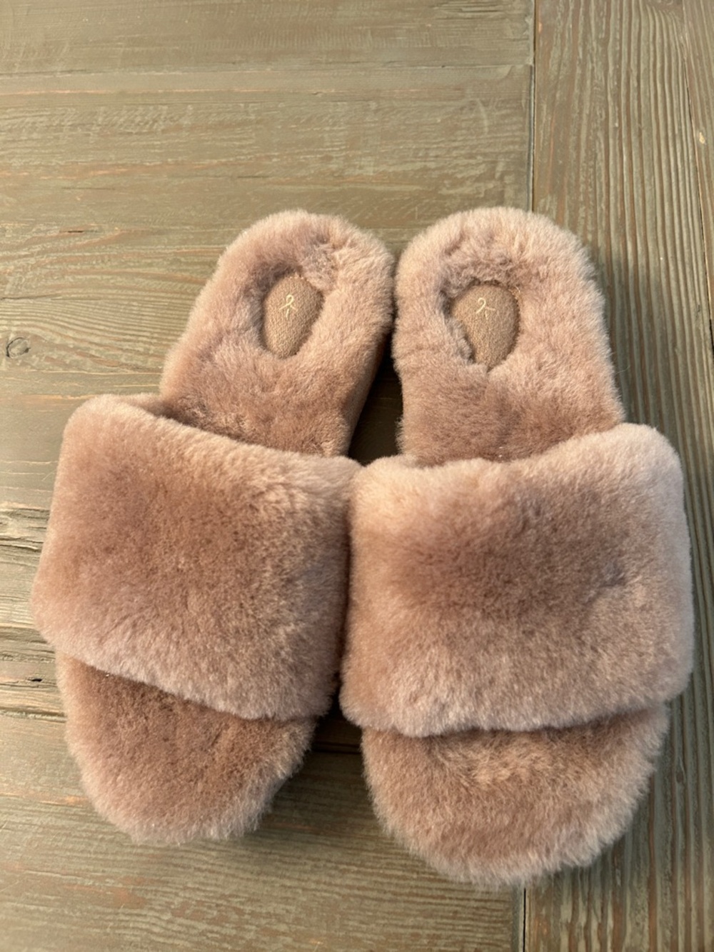 Emu Australia McKay Fur Slide Slippers in Blush Brown